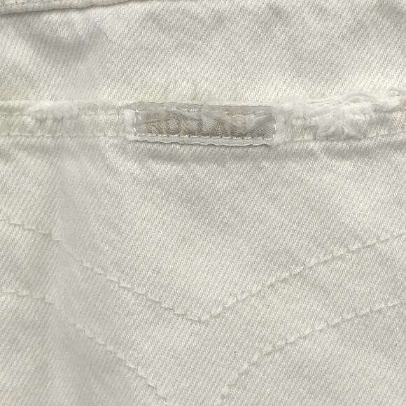 ROLLA'S Original Straight Jeans 26 High Rise Destroyed Cotton Pocket Frayed Hem - Picture 8 of 11
